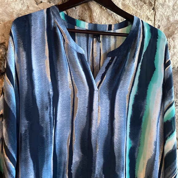 Nic & Zoe striped blouse - 1X - Picture 2 of 5